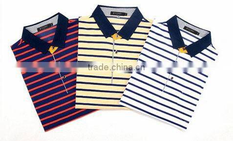 Professional wholesale high quality 2017 new style custom men short sleeve Polo shirt cotton