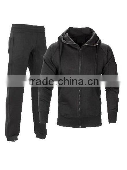 hot sale popular tracksuit 100% cotton tracksuit for men
