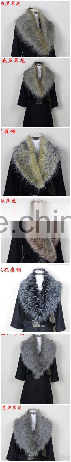 New Selling Faux Fur Collars Scarf Collar White&Black Winter Pure Color Autumn And Winter