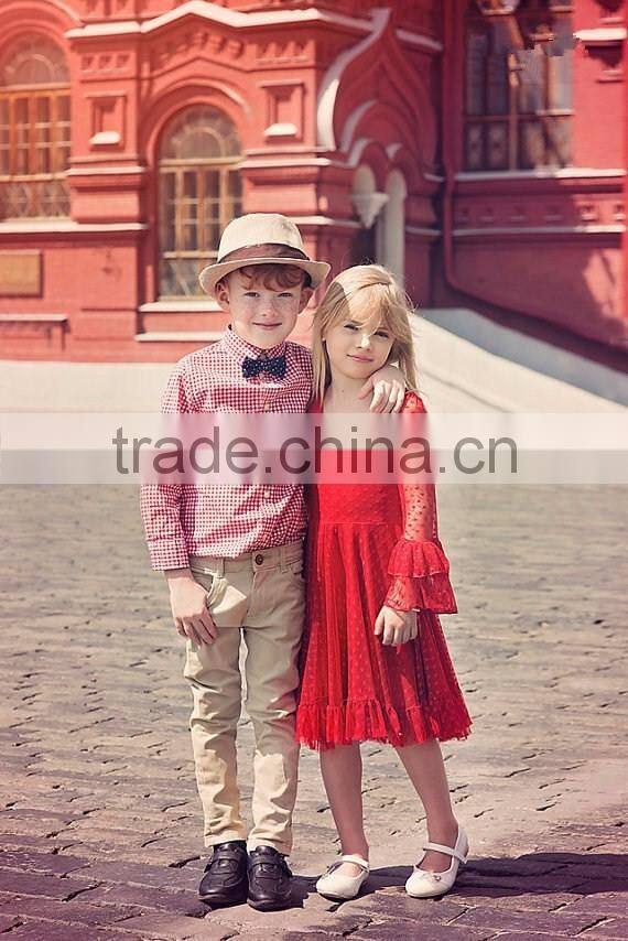 apparel manufacturers custom high quality kid dress fashion clothing for children
