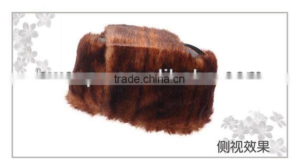 2013 new fashion style warm and soft windproof polar fleece winter snow cap