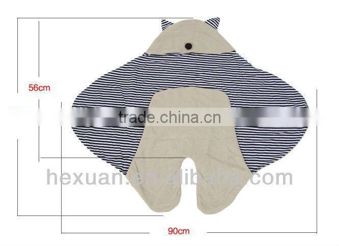 Cartoon Baby Coral Fleece Bathrobe