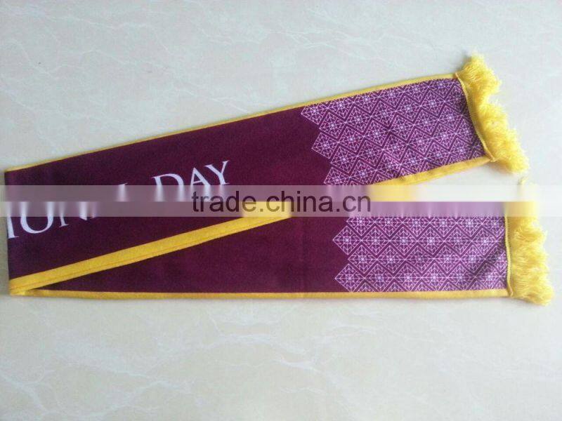 printed fleece scarf