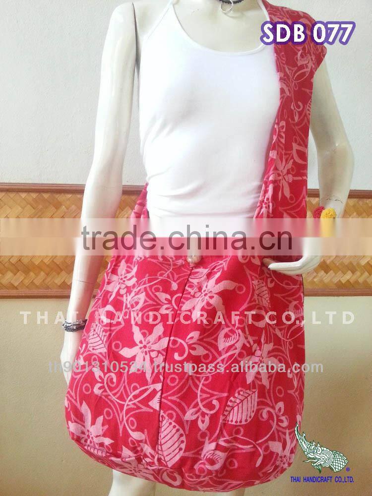 Thai Large Cotton Shoulder Hippie Boho Sling Crossbody Yaam