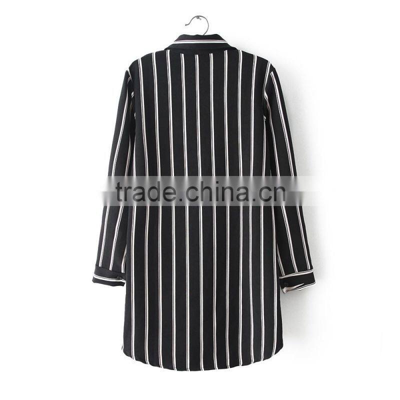 fashion dress Customize Long shirt with long sleeve autumn 2015 clothes women t shirt