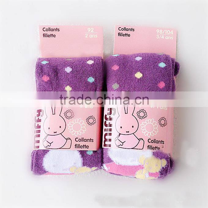 Fashion Designn Girls Knitted Leggings Cute Cartoon Printed Kids Tights For Children Clothes SC40827-9