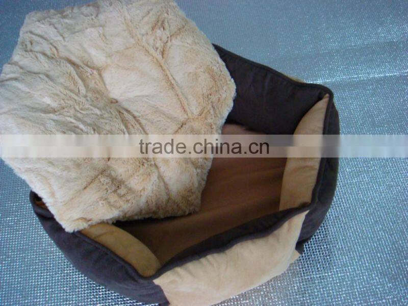 big size removable with pocket Pet Kennel House for Cat Luxury Pet Dog Bed Wholesale Pet Bed Warmer
