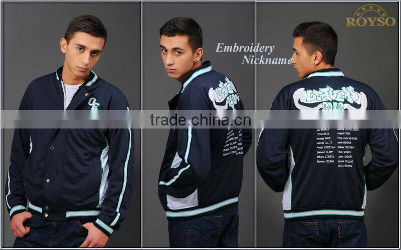Customize Custom Made Youth Size Cheap American College Letterman Varsity Baseball High School Uniforms Men Winter Bomber Jacket