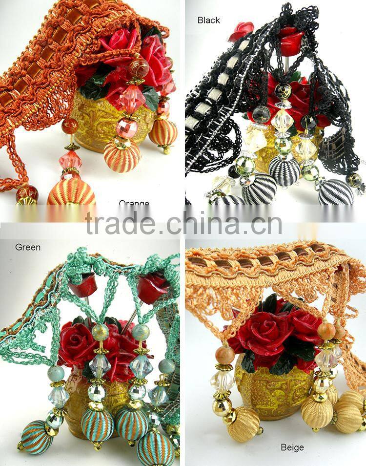 Factory Store High Quality Newest Beaded Fringes for Curtain