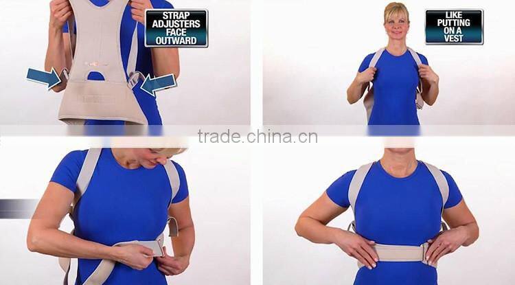 60 PCS/LOT Royal Posture Align Your Spine back brace support garment Royal Posture Back Support Brace