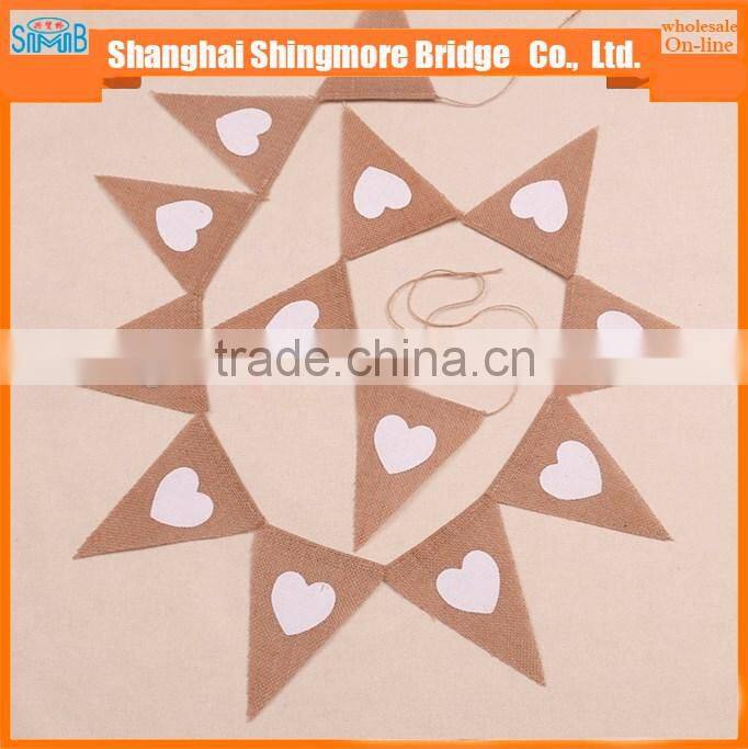 cheap wholesale high quality triangle pennant flag