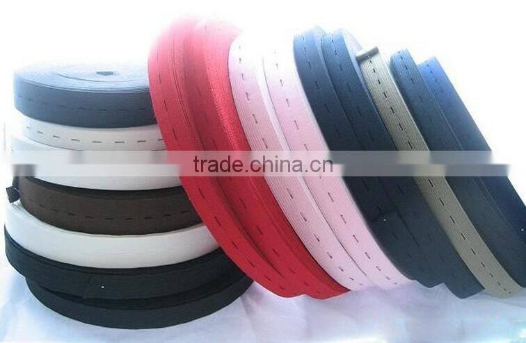 custom elastic band with holes knitted elastic bands underwear