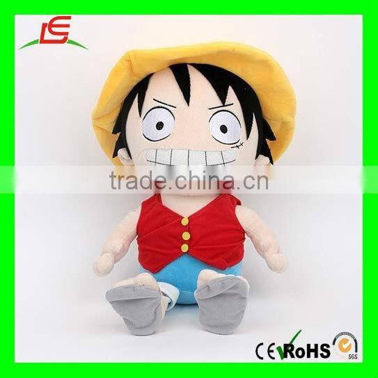 LE-D502 ONE PIECE - Official Goods Luffy Lovely Plush Boy Doll