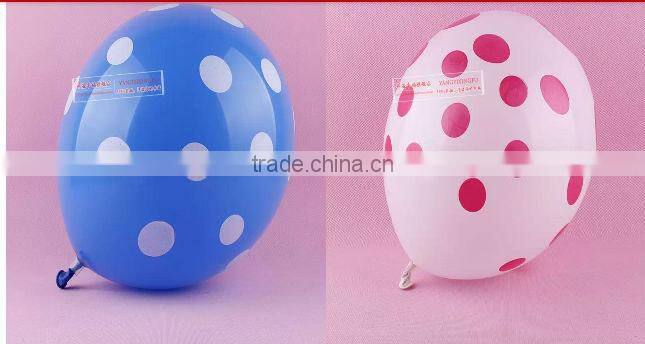 12inch Polka Dot Printed Party Wedding Decorate Latex Balloon
