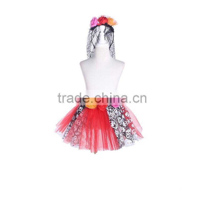 Halloween fancy zombie girls dresses costume