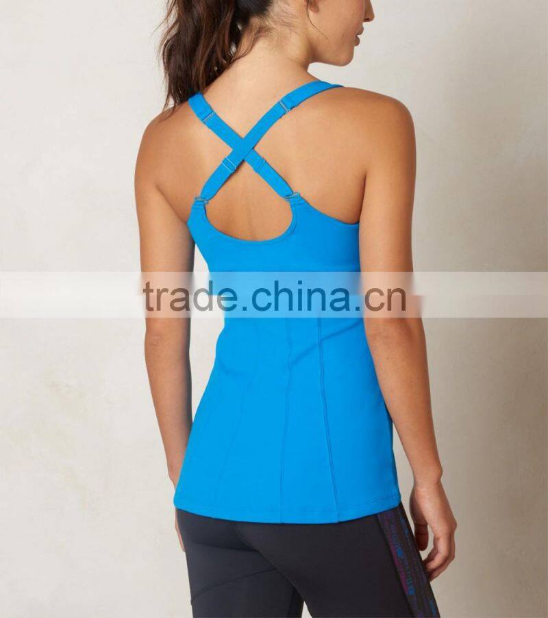 95 cotton 5 spandex custom sports clothes workout activewear wholesale gym tank tops