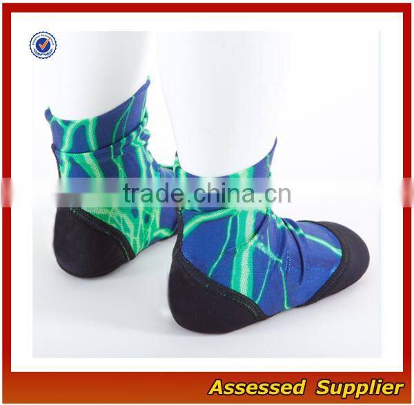 FXS153 Custom print neoprene sand socks cheap wholesale wateproof beach socks