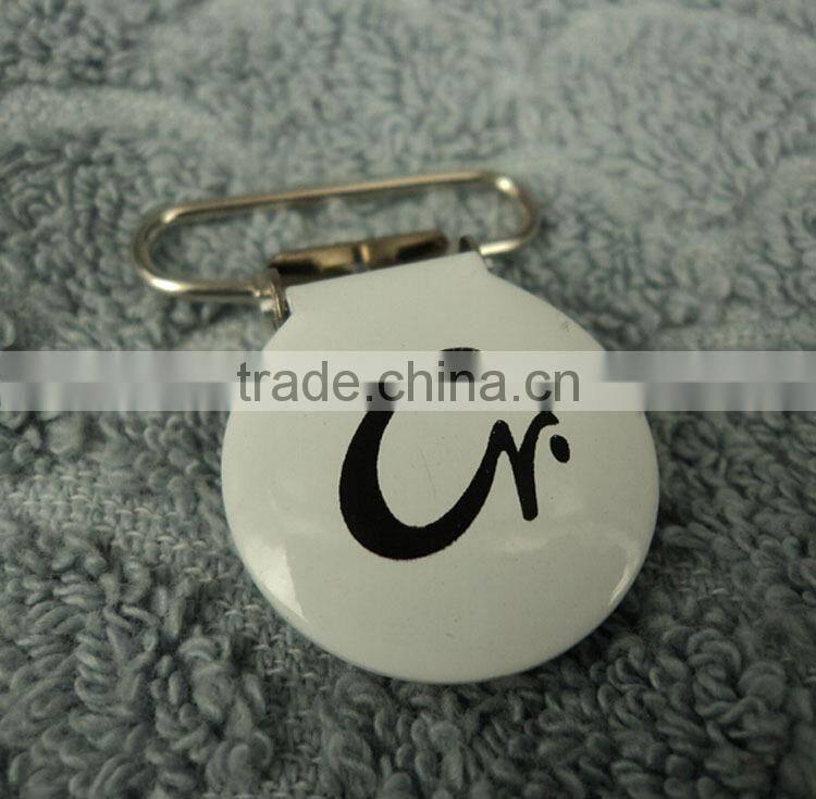 Wholesale Cheap OEM Logo Metal Suspender Clips