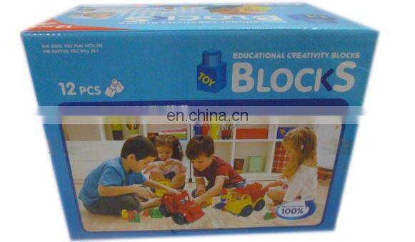 2014 B/O building block car and animal series play set