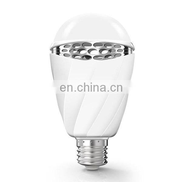 2017 new arrival colorful LED voice control bulb,energy saving speech recognize bulb