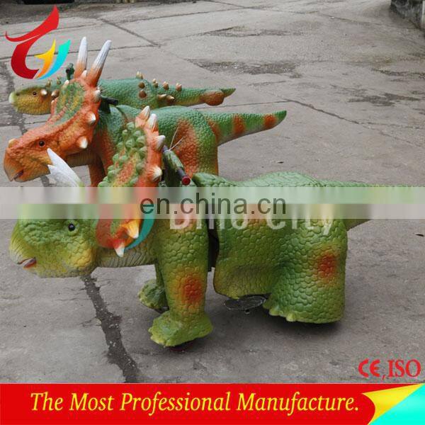 Newest mechanical dinosaur rides for child