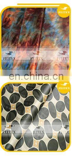 Cheap Polyester Africa Damask Silk Dress Fabric
