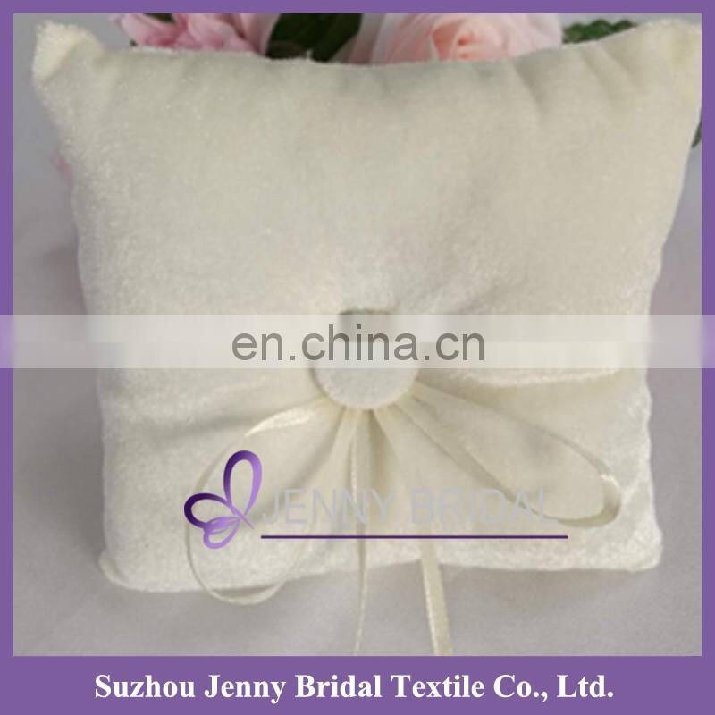 RP05 celtic ivory velvet square wedding ring cushion ring bearer pillow
