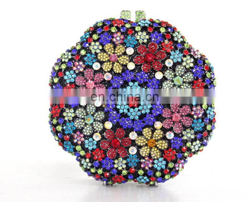 Newest colorful Crystal Evening Clutch Bag