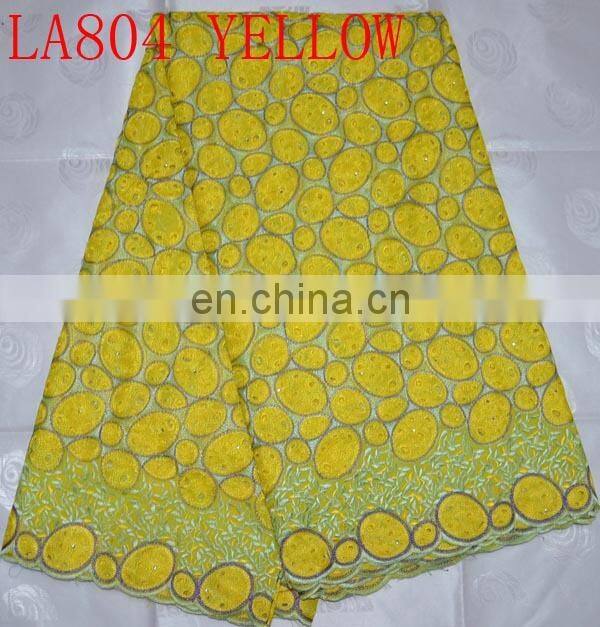 high quality swiss voile lace fabric(FL804) african big swiss lace