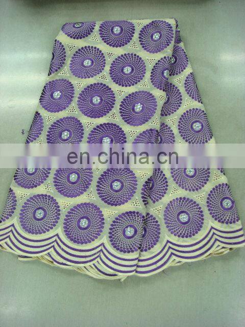 swiss cotton voile lace(A-44-7)