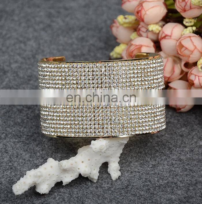 Newest design bangle shinny bangle Rose gold bangle with shell bracelet