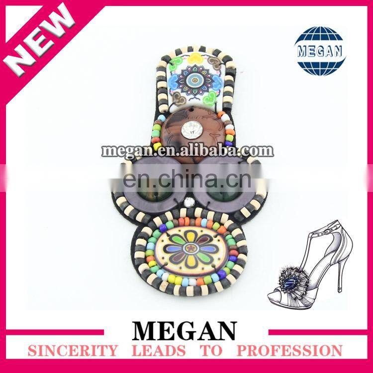 2014 New Fashion Designer Blue Flowers High Heel Shoes