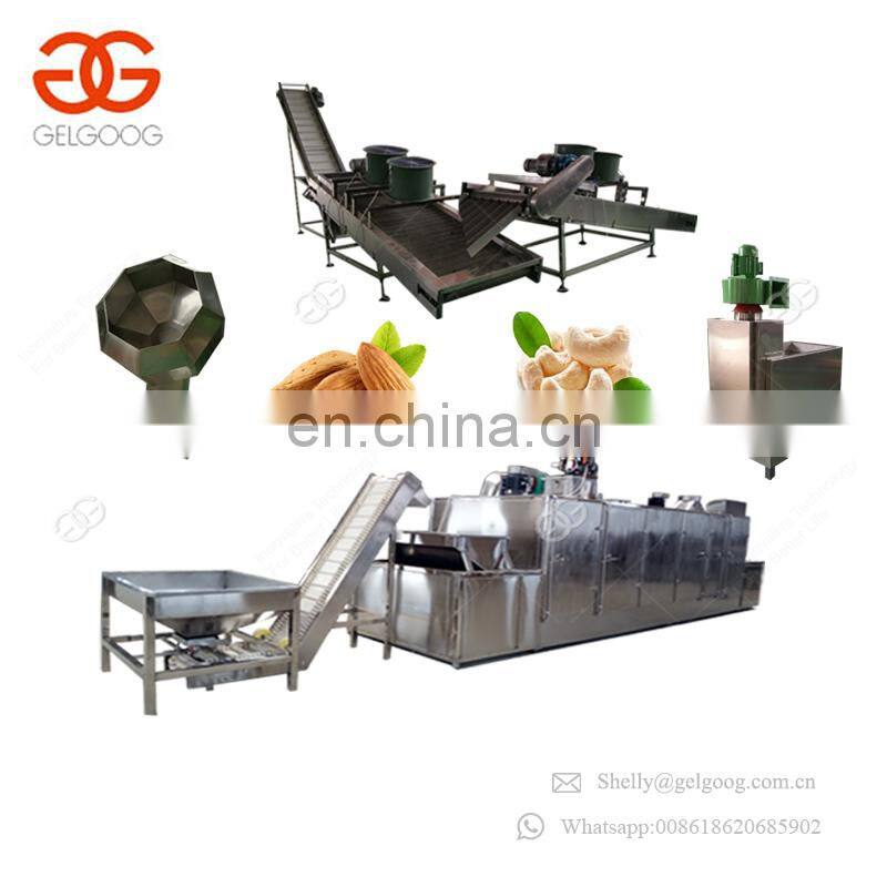 Commercial Cashew Nut Peanut Maize Almond Roaster Sunflower Seeds Watermelon Seeds Roasting Machine For Sale