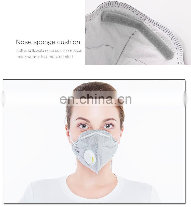 For Your Breathing Health Anti Pollution Dust Respirator with Valve and Carbon