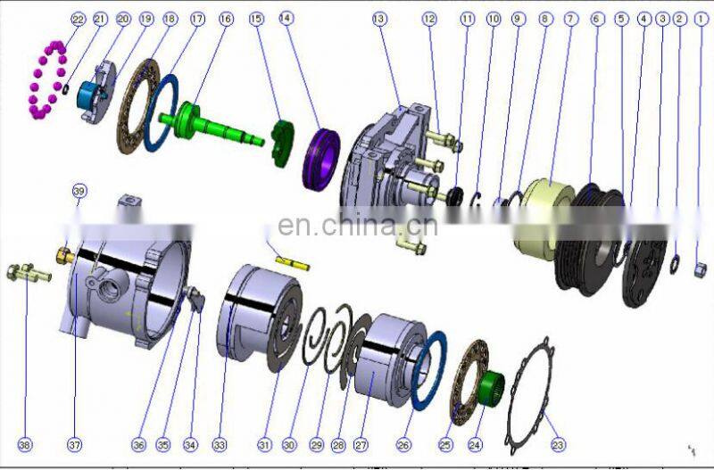 auto scroll compressor for JAC tongyue (3 compartments)