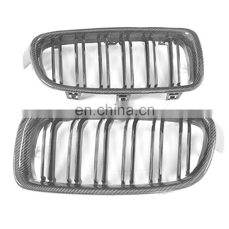 Carbon Fiber Front Hood Kidney Grill Grille for BMW 3 Series F30 F31 M3 Style