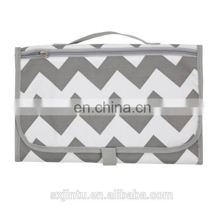 Baby Changing Mat Station for Girls and Boys  Portable Diaper Changing Pad with Pockets