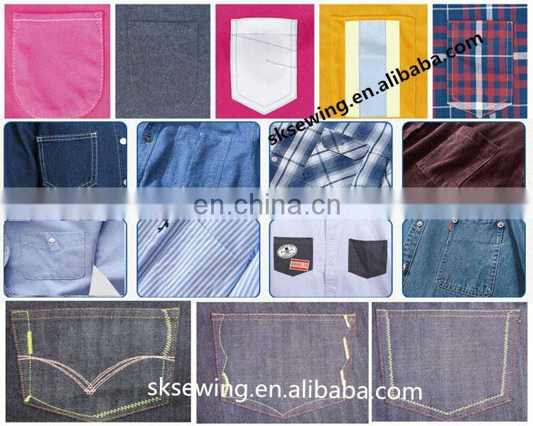 Automatic Pocket Attaching setter sewig Machine for Jeans