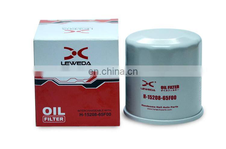 High quality oil filters cross reference 15208-65f00 15208-65f01 15208-65f0d for LEGACY V
