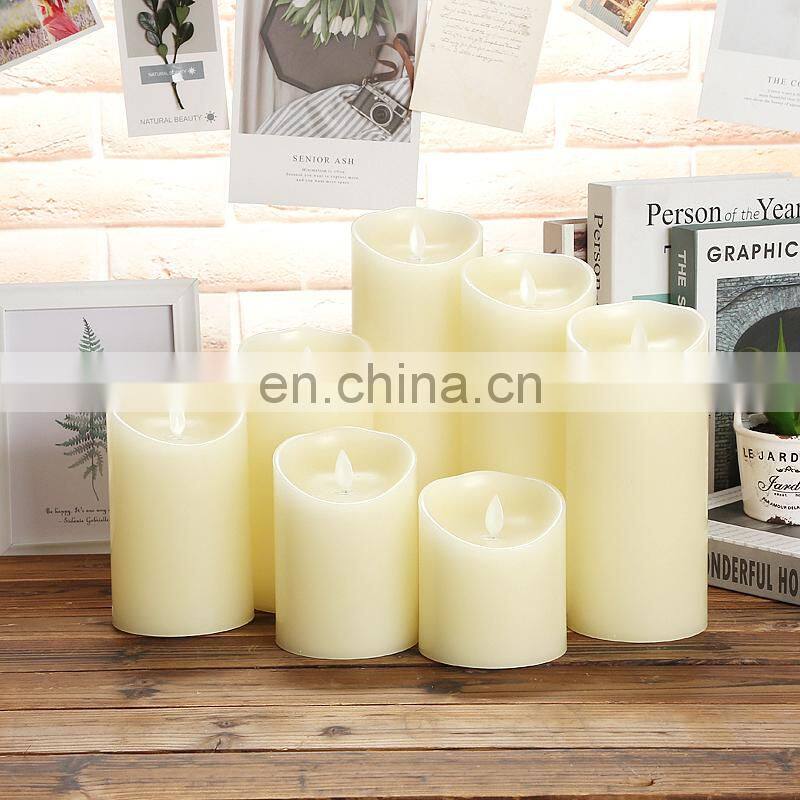 Electronic plastic candle flameless LED candle for party decoration