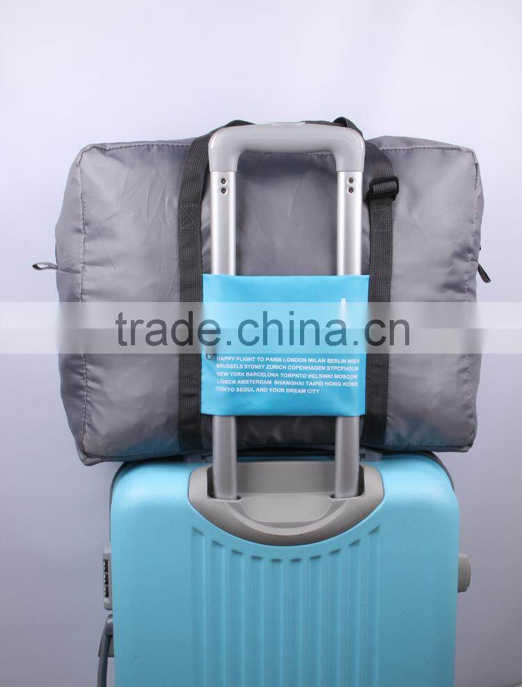 Waterproof Foldable Super Lightweight Large Capacity Storage Luggage Bag for Travel Camping, Sports Gear or Gym, Can Attach on t