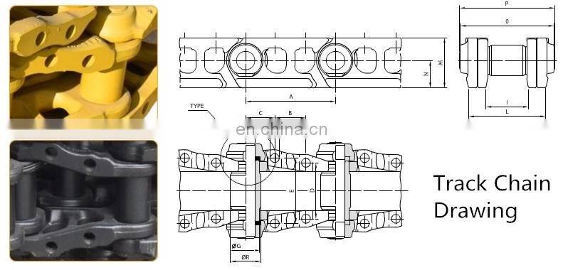 D6N XL Track Undercarriage Dozer Track Chains For Sale