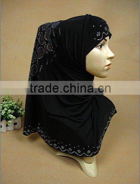 A429 New design grape pattern crystal arab hijab;muslim hijab
