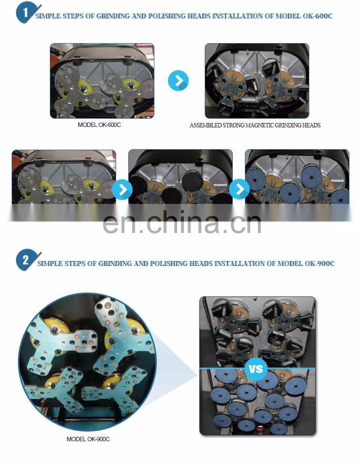 Pcd floor polishing machine for granite marble grinder price india