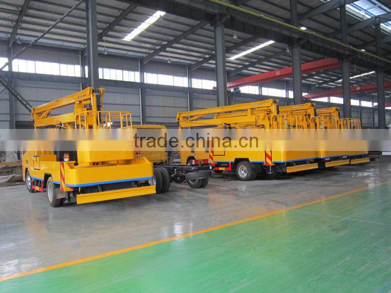 14m working height Foton Aumark man lift truck