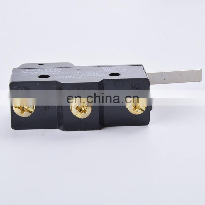 Micro Limit Switch Stroke Switch LXW5-11N1 1NO 1NC Silver Microswitch 3A AC380V, long metal strip lever micro switch