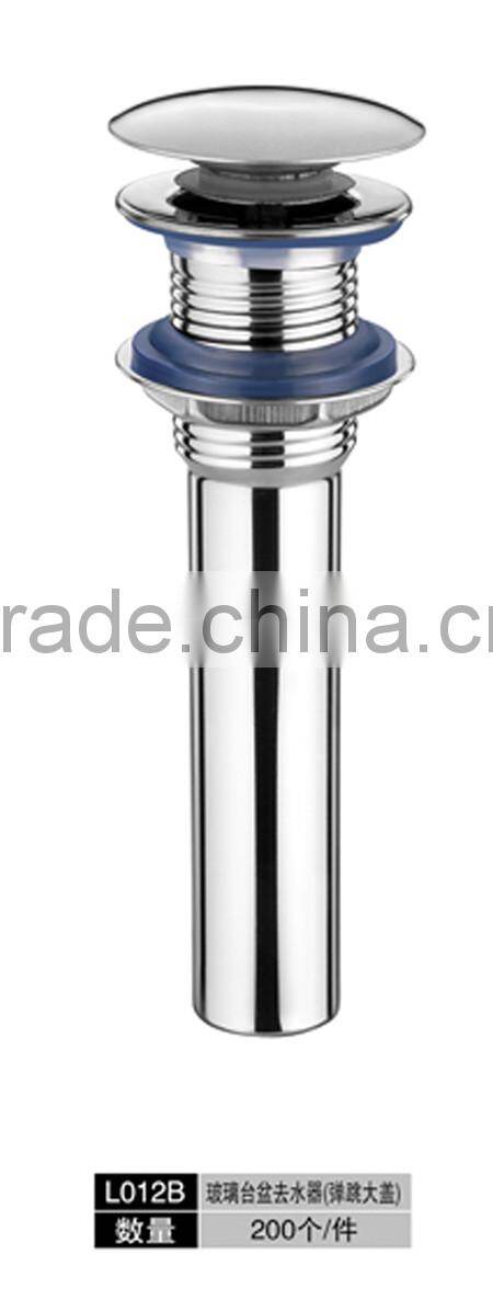 Caitang 2015 Made in China Wesda Bathroom Accessories Kitchen Stainless Steel Push down and pop up Basket Sink Strainer Drain