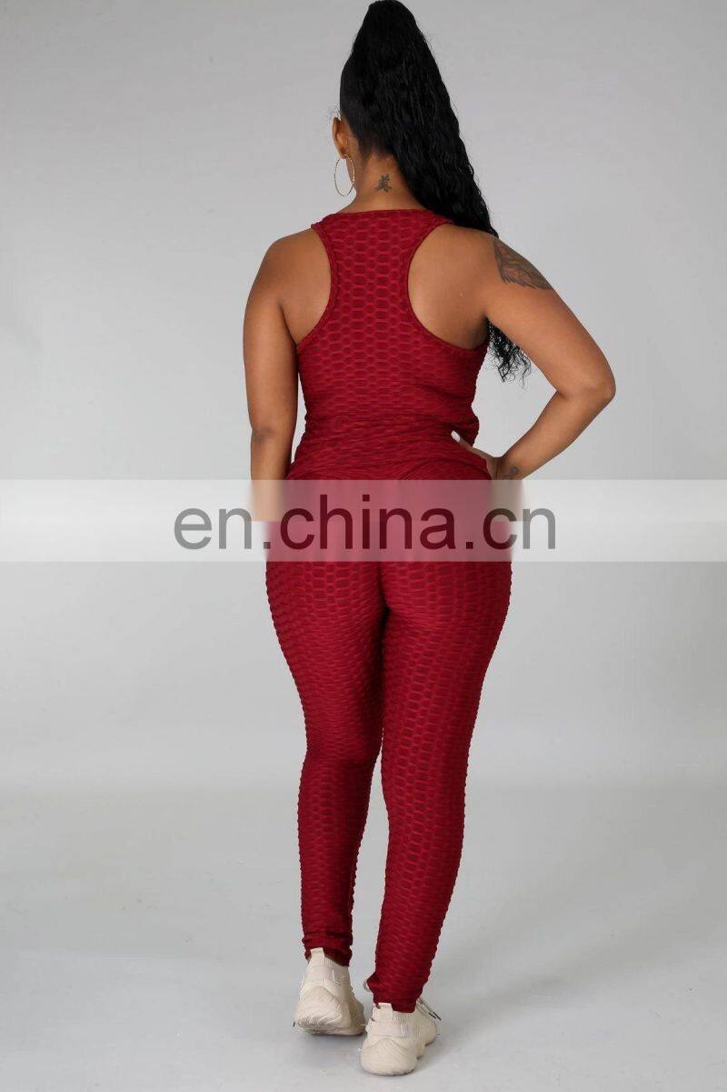 Customized LOGO Valentine's Day Clothes New Spring and Autumn Hooded Zipper Plus Size Sweater Sports Three-piece Yoga Set