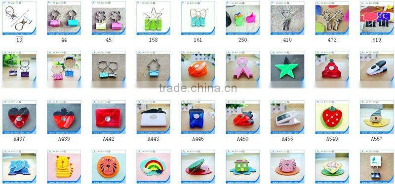 Promotional beautiful design plastic house long tail clamps