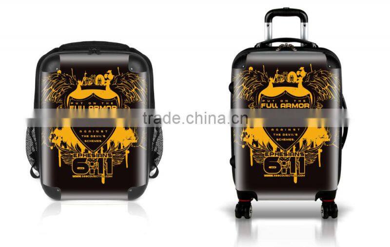 10''/16''/18'' transparent luggage suitcase 2015